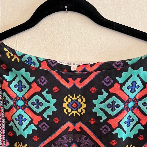 RACHEL Rachel Roy Colorful Geometric Mini Dress - Picture 2 of 5